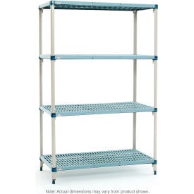 Metro® MetroMax Q 4 Shelf Polymer Shelving Unit Starter 60