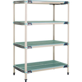 MetroMax® i 4 Shelf Plastic Industrial Shelving Unit Starter 41-3/4