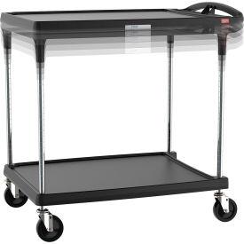 Metro® myCart Height-Adjustable Utility Cart with 2 Shelves 36-7/8