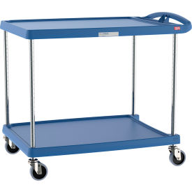Metro® myCart Utility Cart w/2 Shelves 400 lb. Capacity 40-1/4