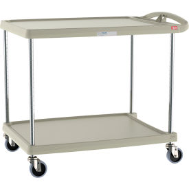 Metro® myCart Utility Cart w/2 Shelves 400 lb. Capacity 40-1/4