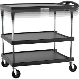 Metro® myCart Height-Adjustable Utility Cart with 3 Shelves 36-7/8
