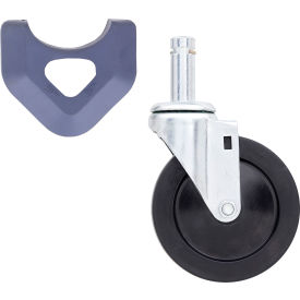 MetroMax Resilient Rubber Swivel Stem Caster 5
