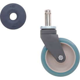 Super Erecta Antimicrobial Polyurethane Swivel Stem Caster 5
