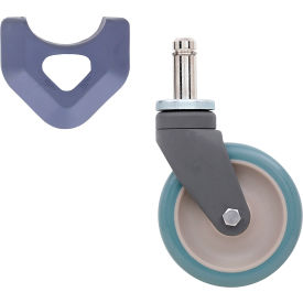 MetroMax Antimicrobial Polyurethane Swivel Stem Caster 5