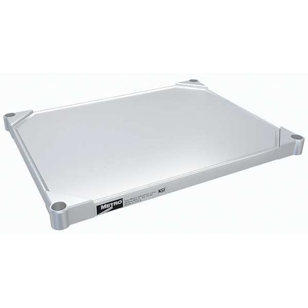 Autoclvbl Solid Shelf, 24x1 1/2x48 in MPN:2448NFS