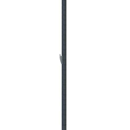 Wire Shlf Pst, 54 inx1 in, Quick Slot MPN:54UPQBL
