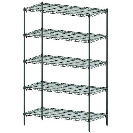 Wire Shelving, Shelf, Metal, Adjustable MPN:5A567K3
