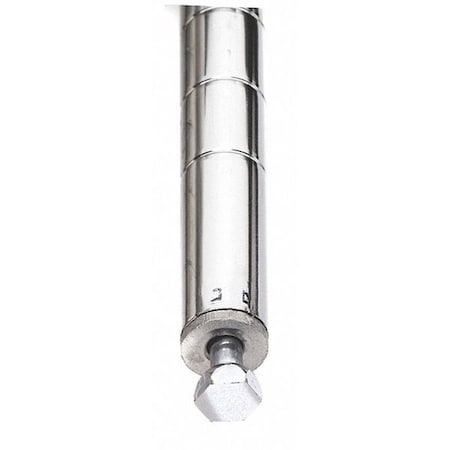Post, Stacked, Chrome, 63 In, Ea MPN:63P-STKD