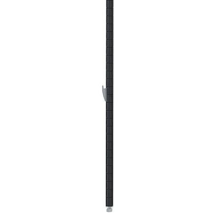 Wire ShlfPst, 86 1/2 x1 in, Quick Slot, PK4 MPN:86PQBL-4