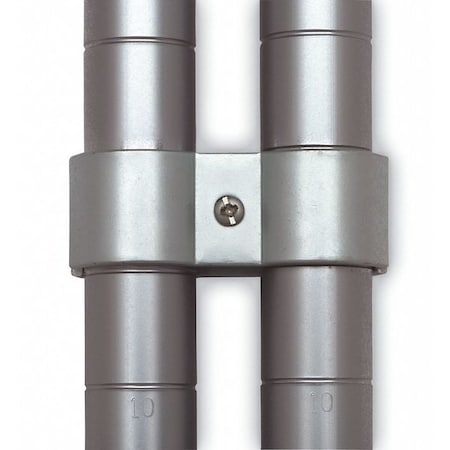 Post Clamp, 1 1/4inx1inx2 3/4in, Silver MPN:9994Z