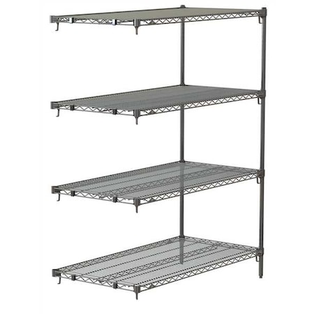 Wire Shelving, Shelf, Metal, Adjustable MPN:AA556C