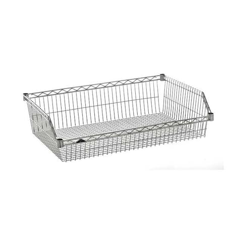 Wire Shelving, Basket Shelf MPN:BSK2436NC