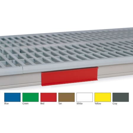 Shelf Marker, Metromax, Gray, 6 In, Ea MPN:CSM6-GRX