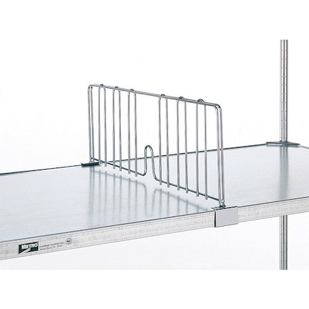 Shelf Divider, 2 1/8inx8inx24in, StnlStl MPN:DD24FS