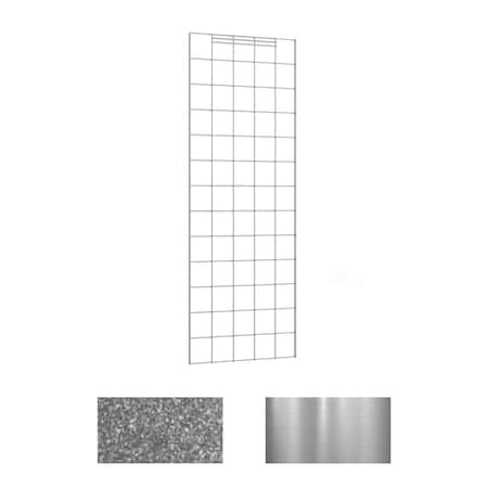 Shelving Enclosure Panel, Silver, 18-3/8