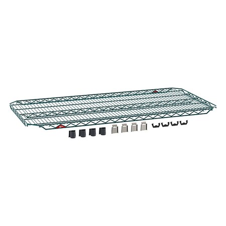 EZ-Add Wire Shelf, Green, Steel MPN:EZA-2448NK3