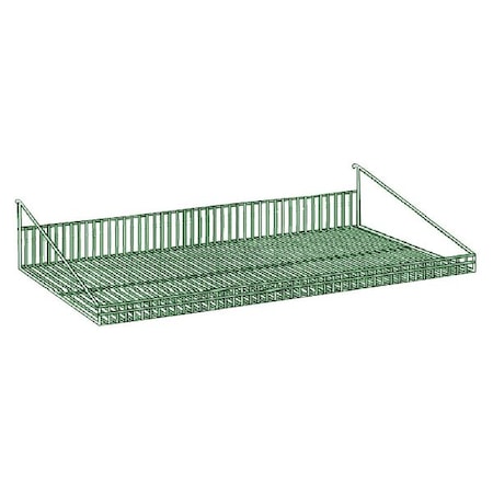 Grid Shelf, Steel, Green, 47-1/4x14x7-3/4 MPN:GS1448K3