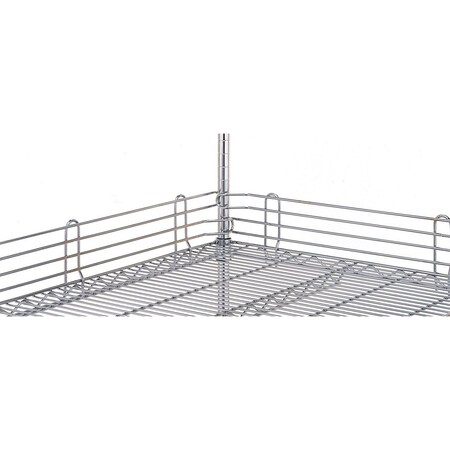 Ledge, Black, 24Lx4H, Ea MPN:L24N-4BL