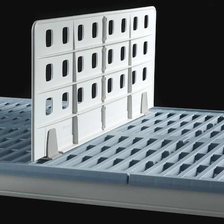 Shelf Divider, 8 H x 1 in. W, PK6 MPN:MUD24-8