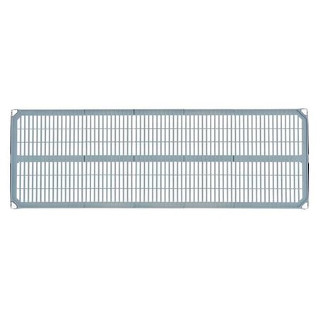 Shelf, Open Style, 72 in D, 24 in W, 2 3/8 in H, Blue, Taupe MPN:MX2472G