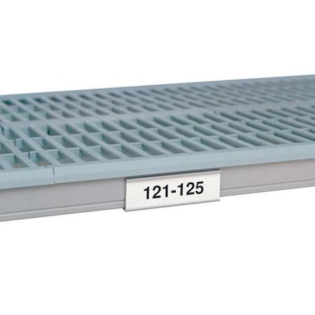 Label Holder, Plastic, Metro Super Erecta Pro, White MPN:9989X5