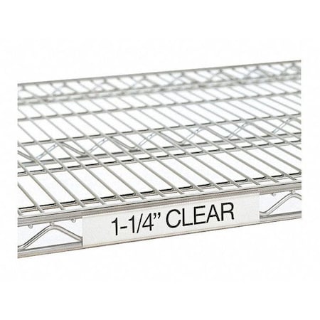 Label Holder, Clear, 18 In, Ea MPN:9990CL1