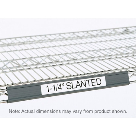 Bin Mark, Gray, Slanted, 18 In, Ea MPN:9990SL1