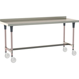 Metro® TableWorx 304 Stainless Steel Mobile-Ready Table 72 x 24