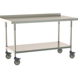 Metro® TableWorx 304 Stainless Steel Mobile-Ready Table 60 x 30