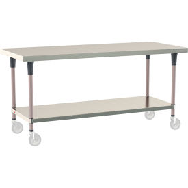 Metro® TableWorx 304 Stainless Steel Mobile-Ready Table 72 x 30