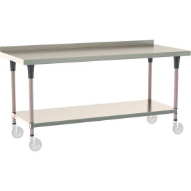 Metro® TableWorx 304 Stainless Steel Mobile-Ready Table 72 x 30