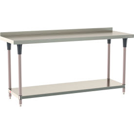 Metro® TableWorx 304 Stainless Steel Stationary Table 72 x 24