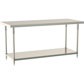 Metro® TableWorx 304 Stainless Steel Stationary Table 72 x 30