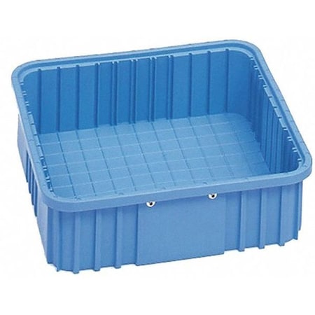 Tote Box Divider Box, .44 cu ft, Blue, Polypropylene MPN:TB92080BAS