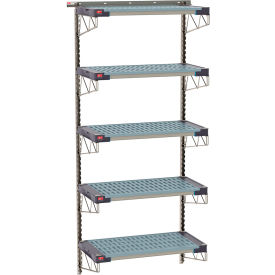 Metro® SmartWall Life Wall Shelving Kit 5 Shelf Starter 40''W x 20-5/8''D x 84-3/4''H SW-1836S4-85-5TIER