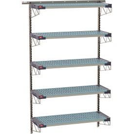 Metro® SmartWall Life Wall Shelving Kit 5 Shelf Starter 56''W x 20-5/8''D x 84-3/4''H SW-1848S4-85-5TIER
