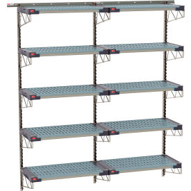 Metro® SmartWall Life Wall Shelving Kit 10 Shelf Starter 80''W x 20-5/8''D x 84-3/4''H SW-1872S4-85-5TIER