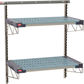 Metro® SmartWall Life Wall Shelving Kit 2 Shelf Starter 40''W x 23-5/8''D X 44-3/4''H SW-2136S4-45-2TIER