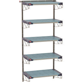 Metro® SmartWall Life Wall Shelving Kit 5 Shelf Starter 40''W x 23-5/8''D X 84-3/4''H SW-2136S4-85-5TIER