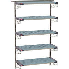 Metro® SmartWall Life Wall Shelving Kit 5 Shelf Starter 56''W x 23-5/8''D X 84-3/4''H SW-2148S4-85-5TIER