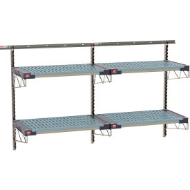 Metro® SmartWall Life Wall Shelving Kit 4 Shelf Starter 80''W x 23-5/8''D X 44-3/4''H SW-2172S4-45-2TIER