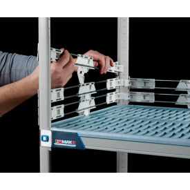 MetroMax Stackable Shelf Ledge Back For Industrial Plastic Shelving 71