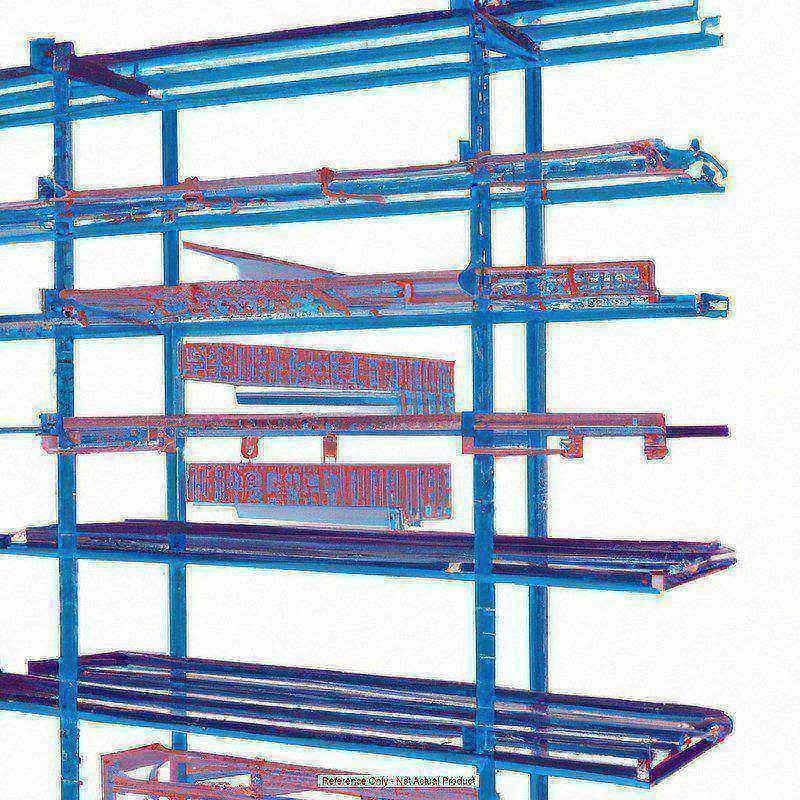 Overhead Track Shelving Complete Kit MPN:TT12-E2448M1848C