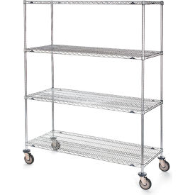 Metro® Super Erecta Wire Shelf Truck w/4 Shelves 900 lb. Capacity 60