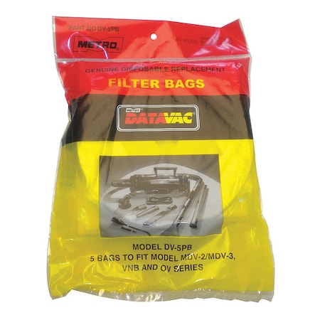 Vacuum Bag, 5 PK MPN:DV-5PBA