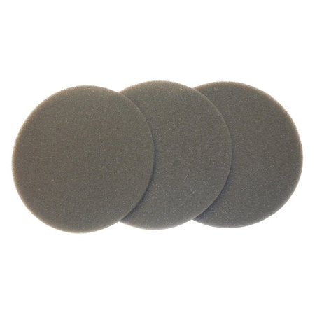 Disc Filter, 3/8 in H, Foam, PK3 MPN:MVC-56F