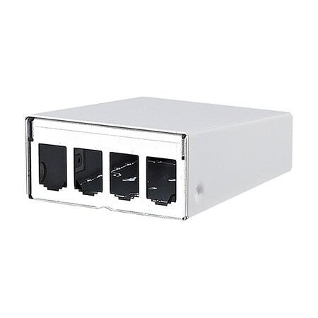 RJ45 Housing, White, 1.718