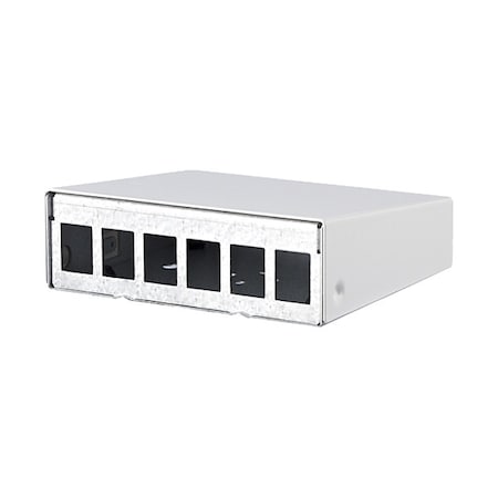 RJ45 Housing, White, 1.718