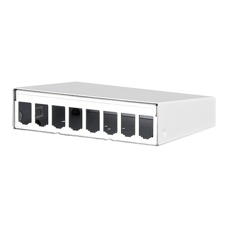 RJ45 Housing, White, 1.718